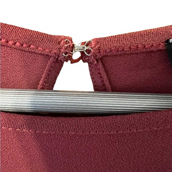 🟠Express Short Puff Sleeve Tee Mauve Medium - Picture 5 of 8